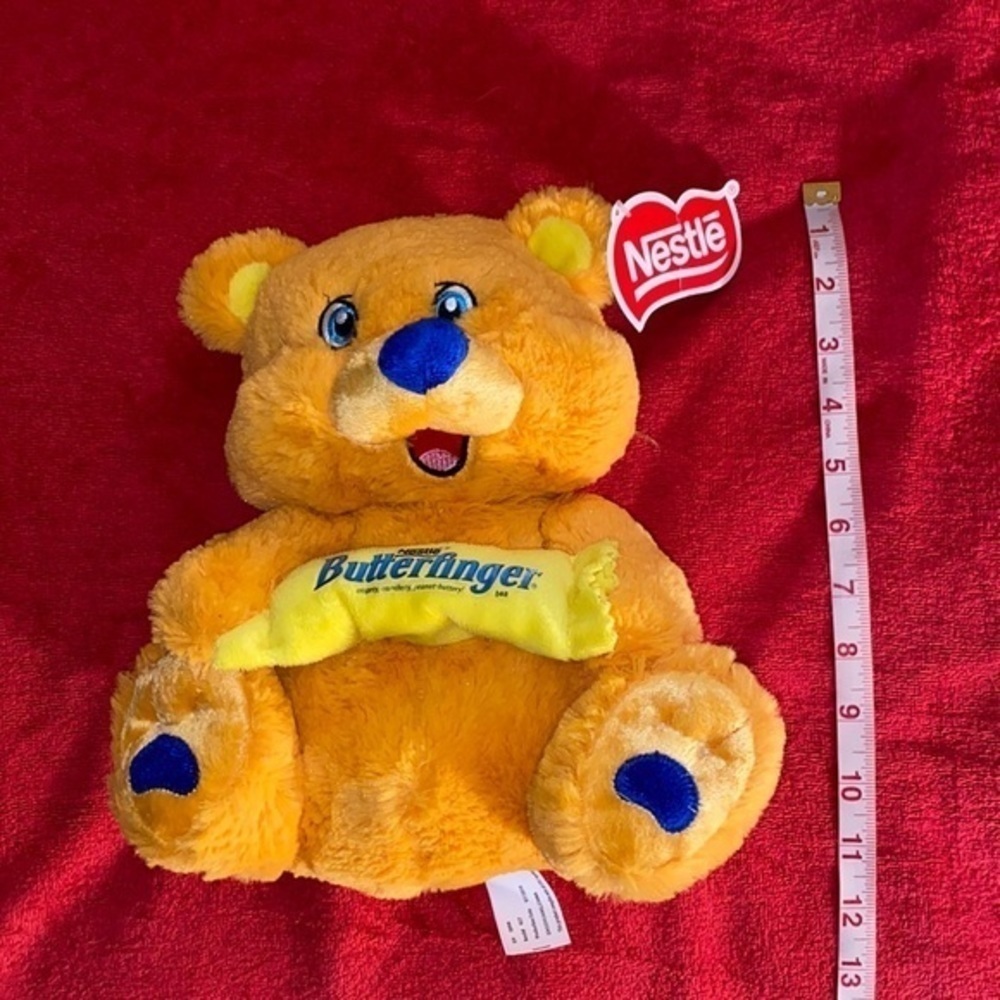 NWT 12” Nestle Butterfinger Bear by Kellytoy - Picture 9 of 10